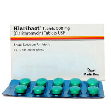 Picture of Klaribact 500mg Tab 1x10s