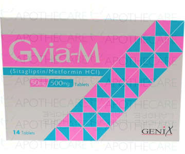 Picture of Gvia M 50/500mg Tab 7x2s