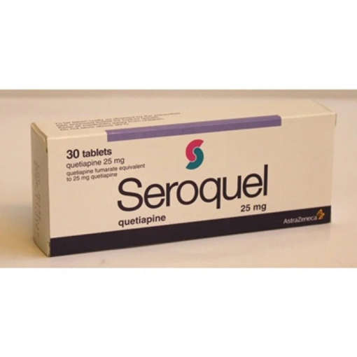 Picture of Seroquel 25mg Tab 10x3s