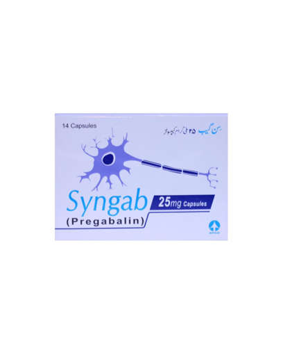 Picture of Syngab 25mg Cap 7x2s