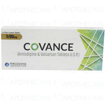 Picture of Covance 5mg/80mg Tab 14x1s