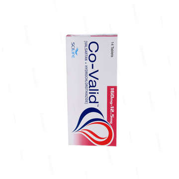 Picture of Co Valid 160/12.5mg Tab 14x1s