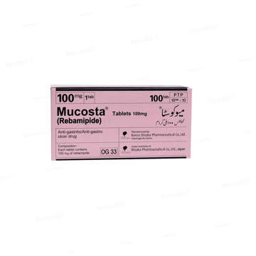Picture of Mucosta 100mg Tab 10x10s