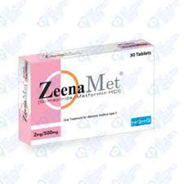 Picture of ZeenaMet 2mg/500mg 10x3s