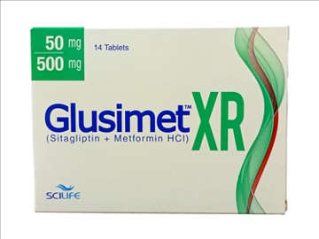 Picture of Glusimet Xr 50/500mg Tab 14x1s