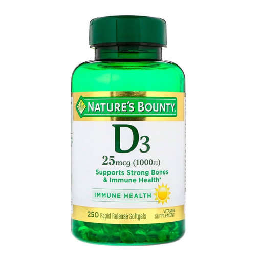 Picture of Nb D3 25mcg 1000 Softgels 250x1s