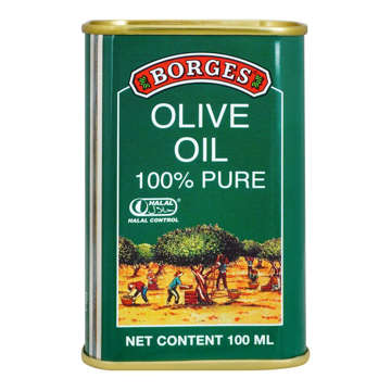 Picture of Borges Olive Massage Oil 200ml Tin