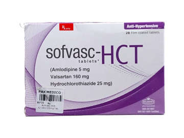 Picture of Sofvasc Hct 5/160/25mg Tab 28x1s