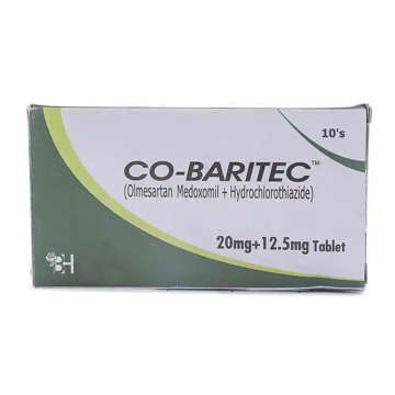 Picture of Co Baritec 20mg+12.5mg Tab 10x1s