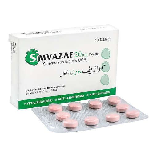 Picture of Simvazaf 20mg Tab 10x1s