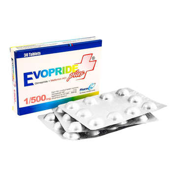 Picture of Evopride Plus 1mg/500mg Tab 10x3s
