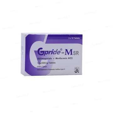 Picture of Gpride M Sr 1/500mg Tab 10x3s