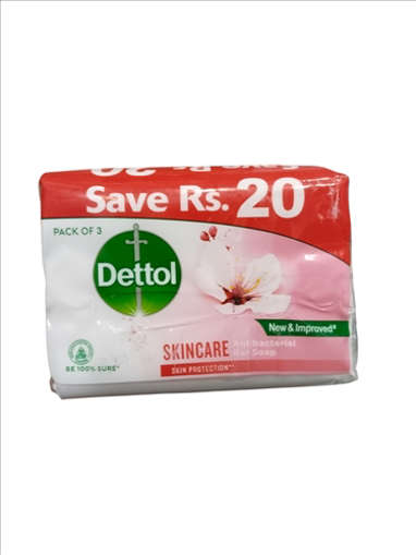 Picture of Dettol Soap Skincare 3x85g