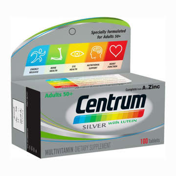 Picture of Centrum Silver Adults 50+ Tab 100x1s Lutein KSA