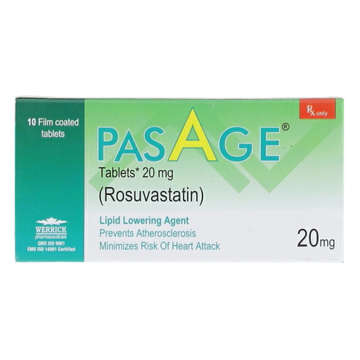 Picture of Pasage 20mg Tab 10x1s