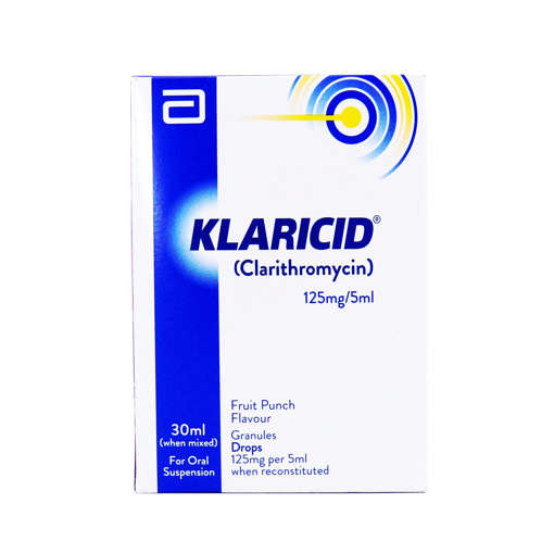 Picture of Klaricid 125mg 30ml Drop