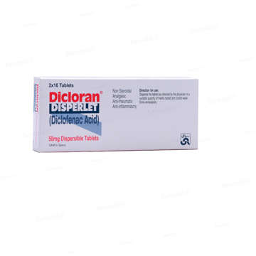 Picture of Dicloran Disperlet 50mg Tab 1x20s
