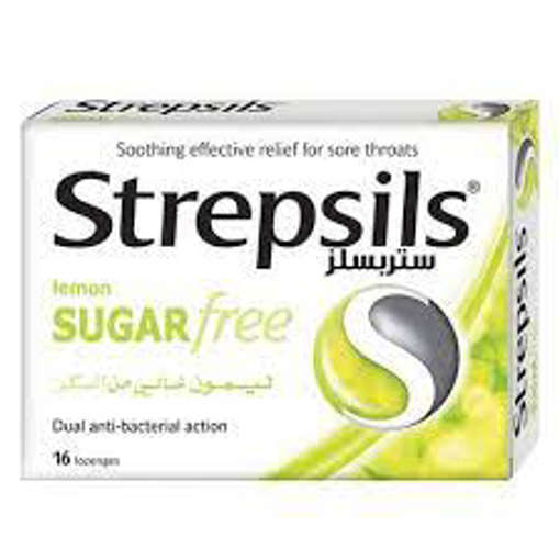 Picture of Strepsils Citrus Lemon Suger Free 16s