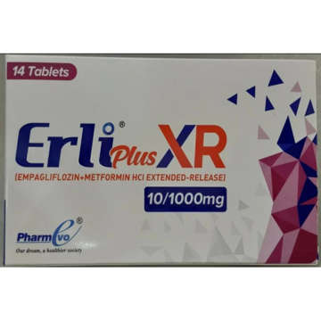 Picture of Erli Plus Xr 10/1000mg Tab 7x2s