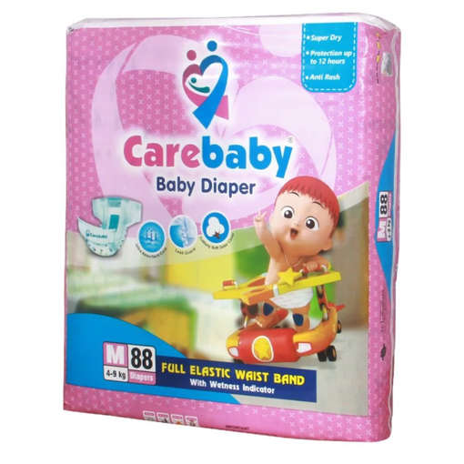 Picture of Carebaby Diaper M 88pcs