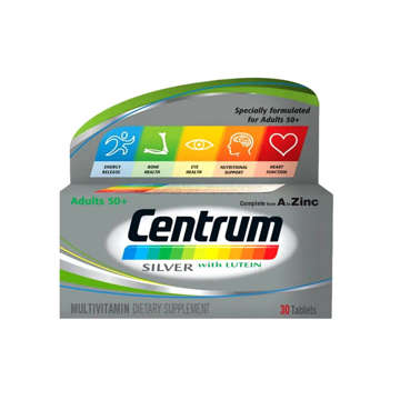 Picture of Centrum Silver Adults 50+ 30 Tab Lutein Imp