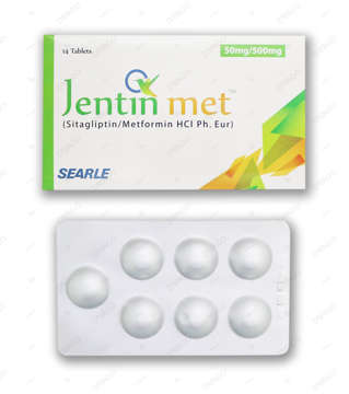 Picture of Jentin Met 50/500mg Tab 7x2s