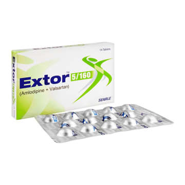 Picture of Extor 5mg/160mg Tab 14x1s