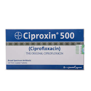 Picture of Ciproxin 500mg Tab 1x10s