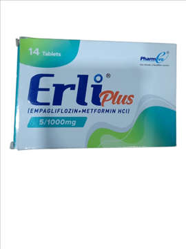 Picture of Erli Plus 5/1000mg 14x1s