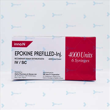 Picture of Epokine 4000 0.4ml Inj 1x6s