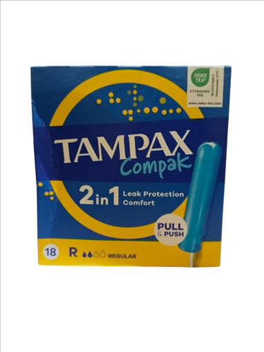 Picture of Tampax Compak 2in1 18x1s Regular 