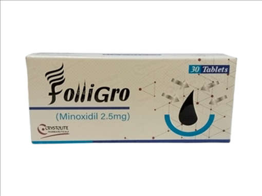 Picture of Folligro Minoxidil 2.5mg Tab 10x3s